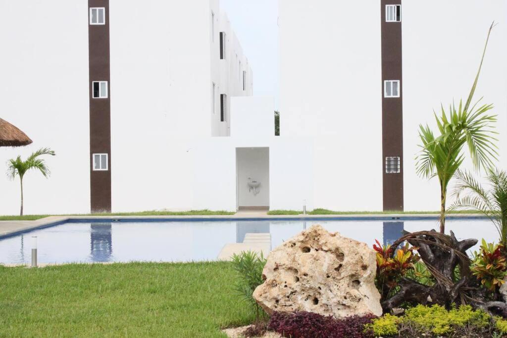 Апартаменти Depa De Playa C/Alberca Cerca De La 5A Avenida Плайя-дель-Кармен Екстер'єр фото